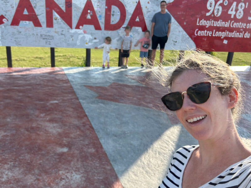 at the centre of canada.